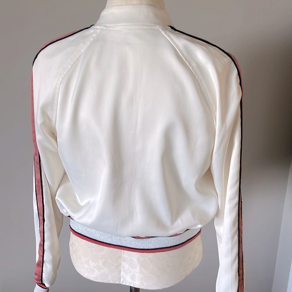 Express Embroidered Sateen bomber jacket - Picture 5 of 6